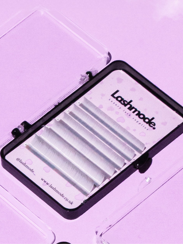 White Mini Colourful Lash Tray