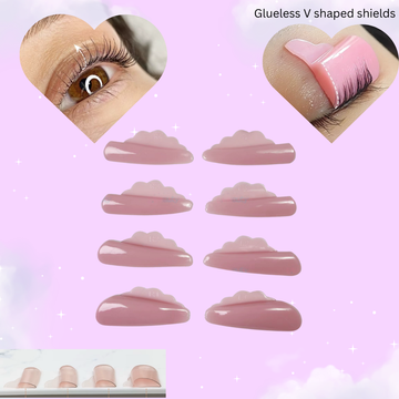 Glueless V Shaped Lash Lifting Shields