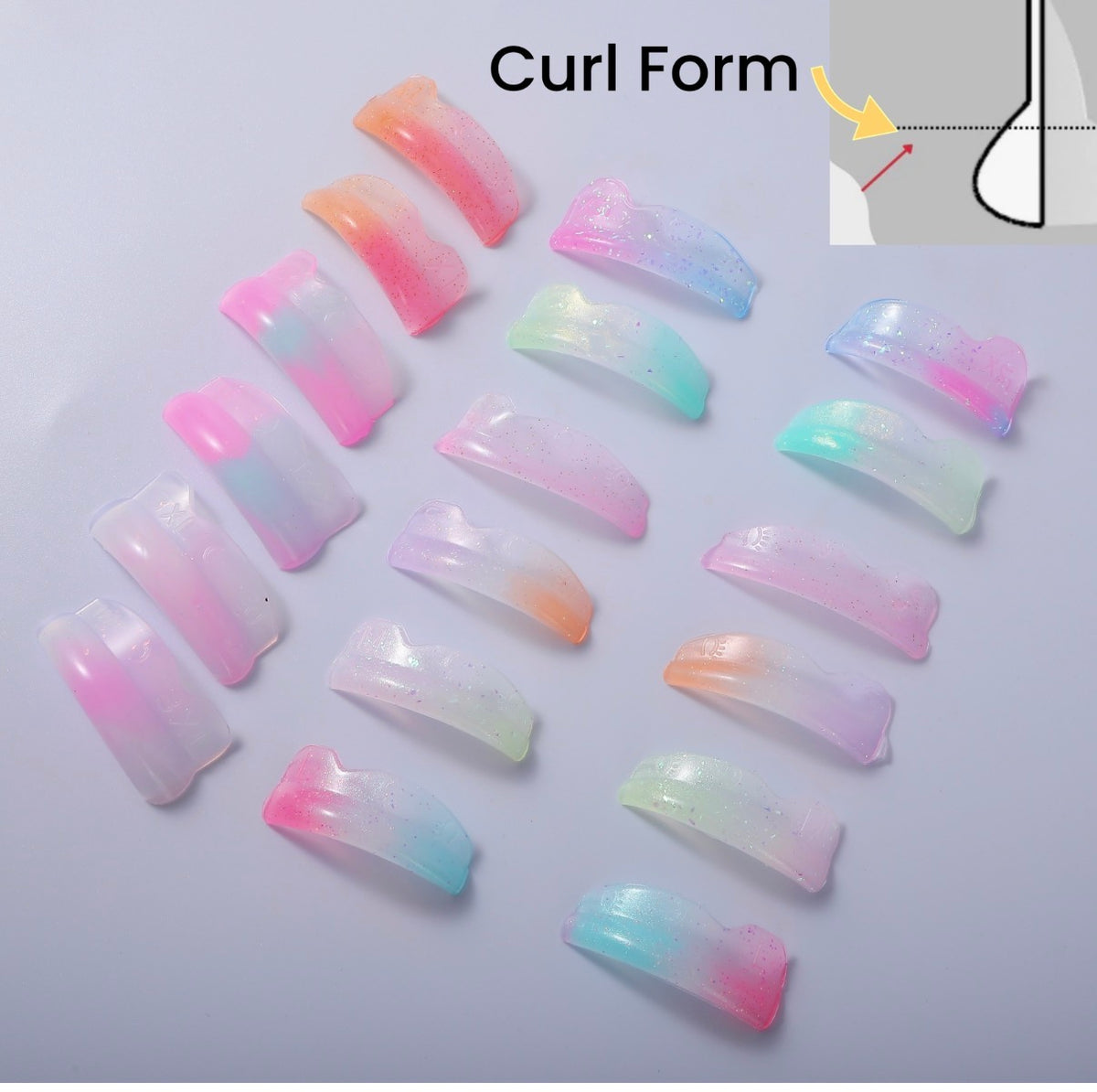Teardrop Lash Lifting Glueless Jelly Shields