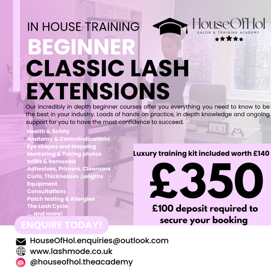 IN HOUSE Classic Lash Training Course