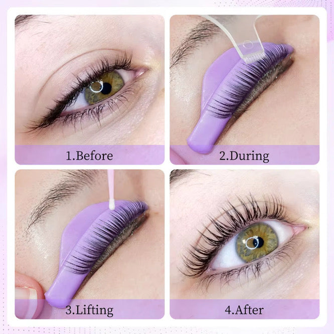 L curl Glueless Lash Lifting Shields