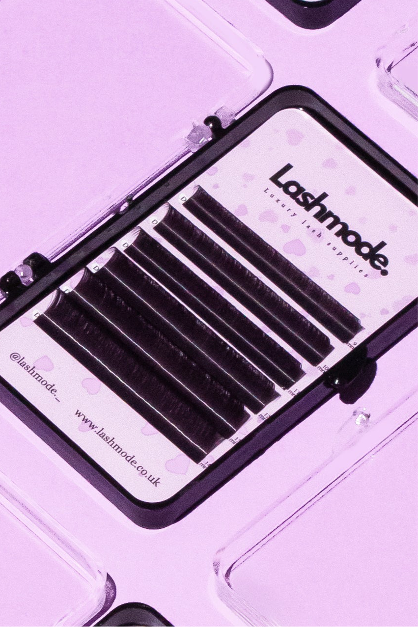 Black Brown Mini Coloured Lash Trays
