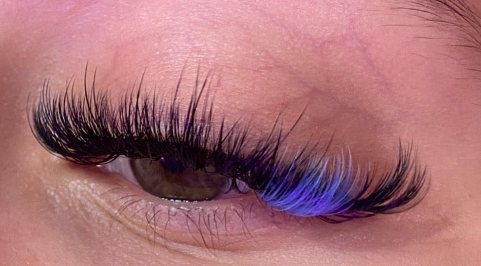 Colour Burst Rainbow Lash tray