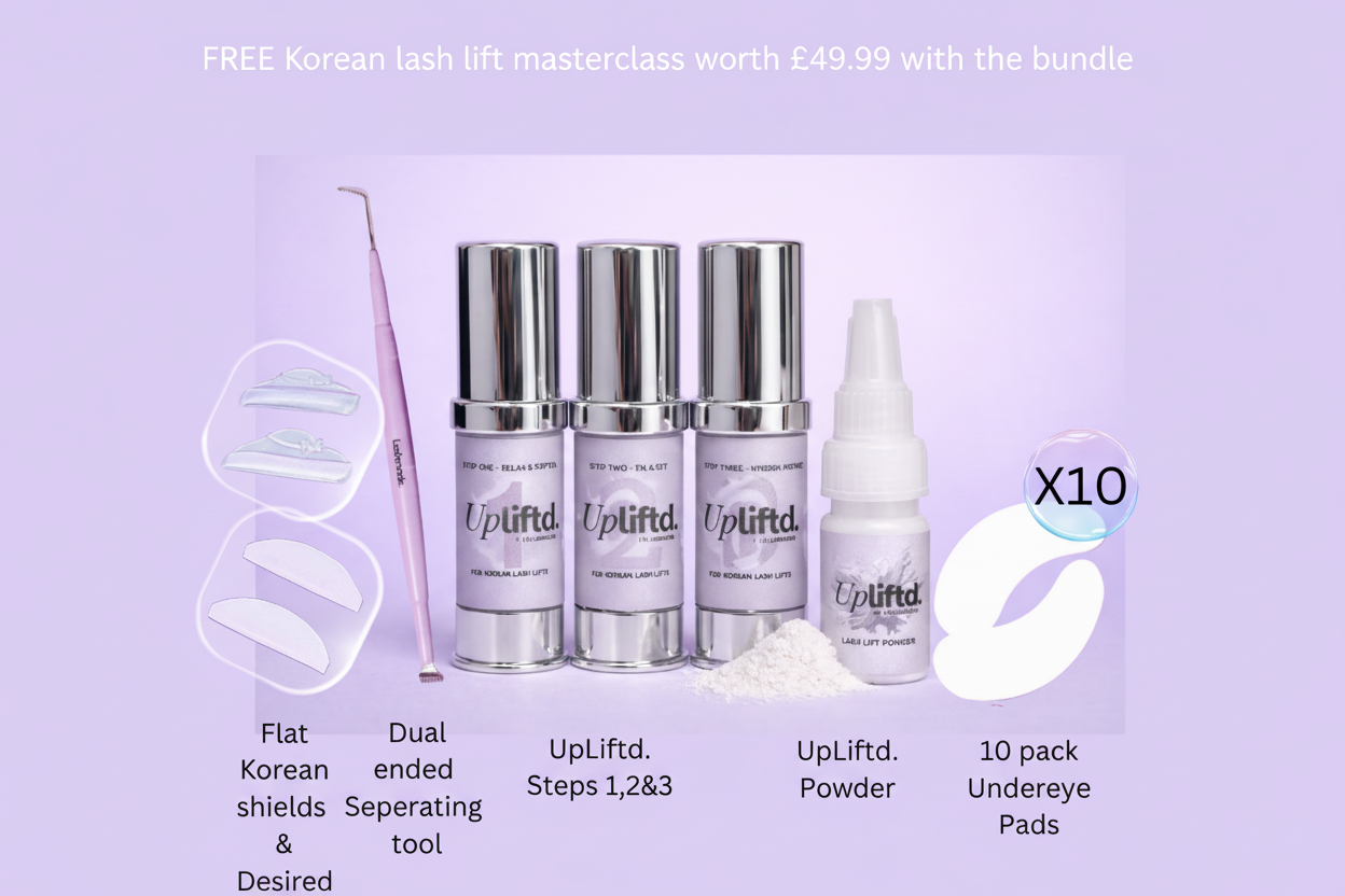 UpLiftd. Cysteamine Korean Lash Lift Full Luxury Bundle